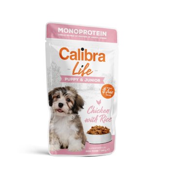 Calibra Dog Life Plic Puppy&Junior Chicken 150g