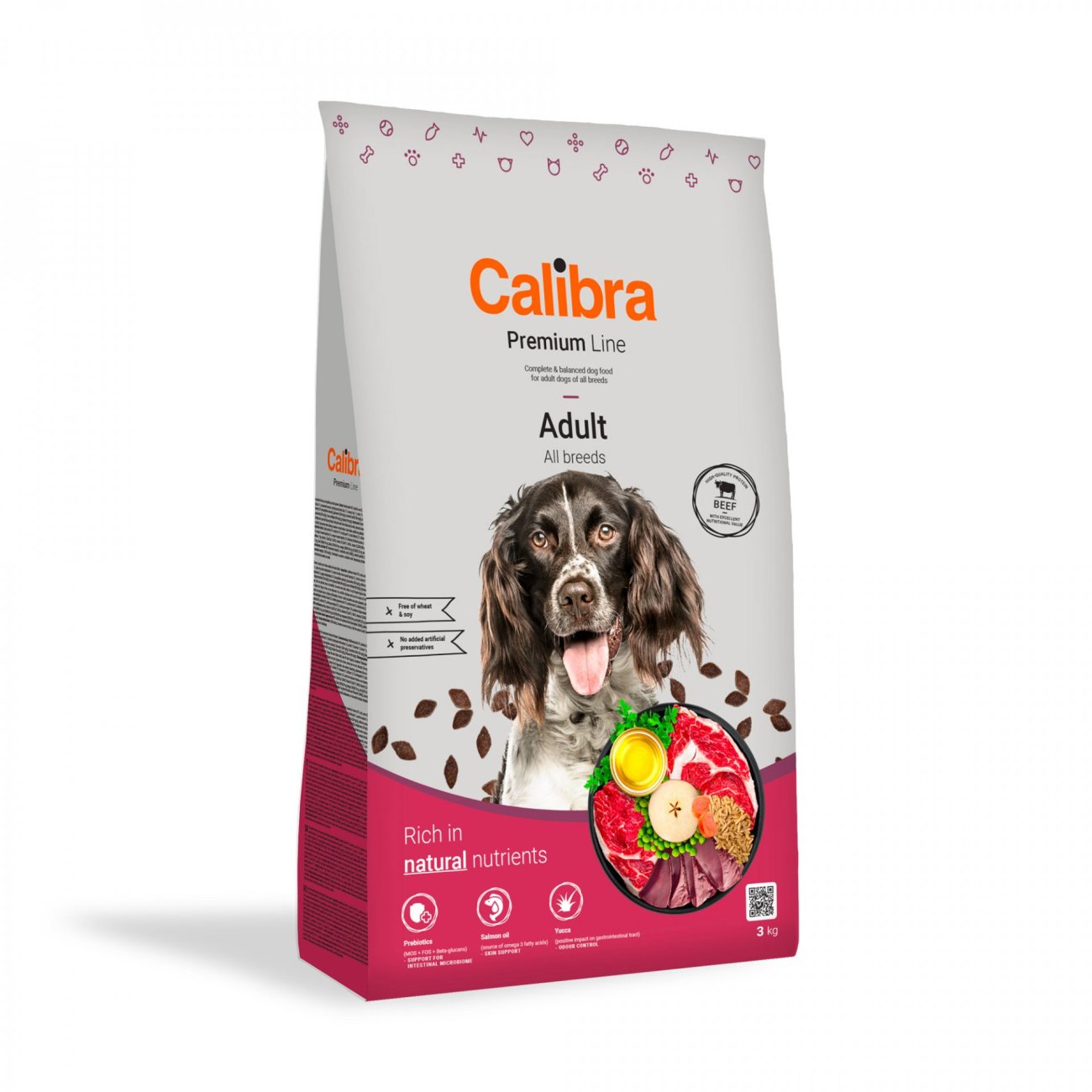 Calibra Dog Premium Line Adult Beef 3 kg 