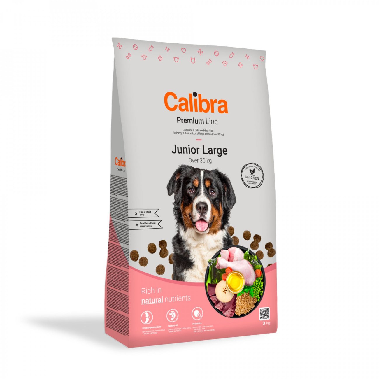Calibra Dog Premium Line Junior Large Chicken 3 kg 