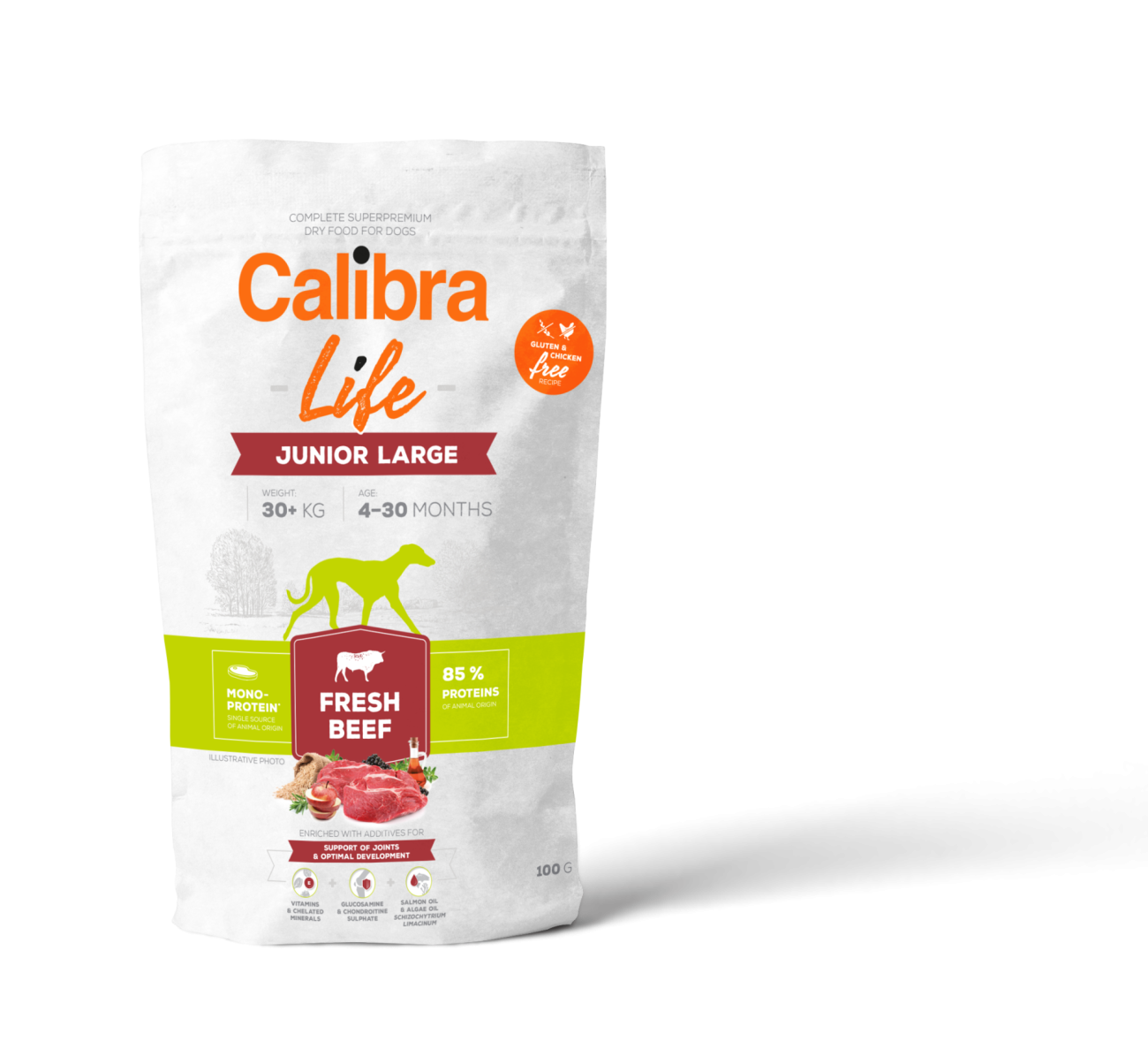 Calibra Dog Life Junior Large Fresh Beef 12kg