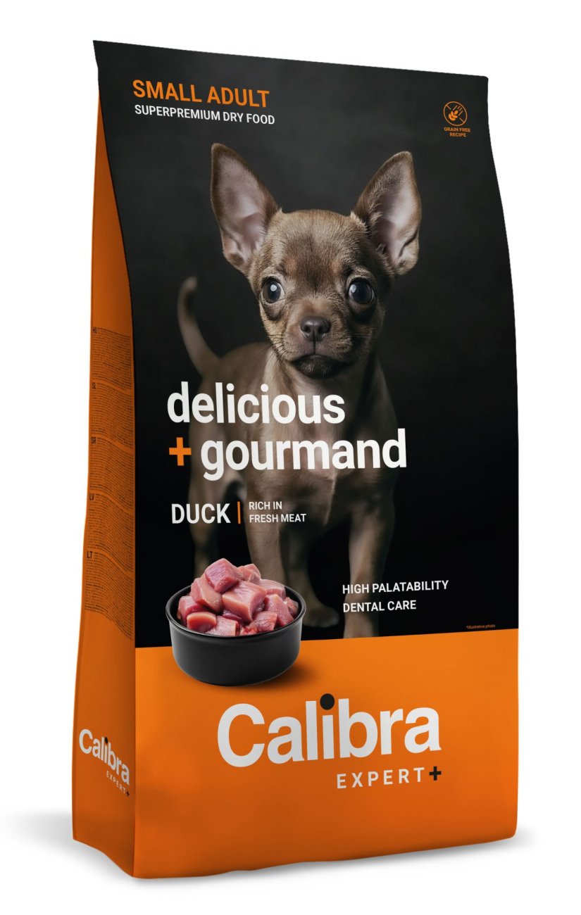 Calibra Dog EXPERT+ Adult Small Delicious & Gourmand 1,5kg