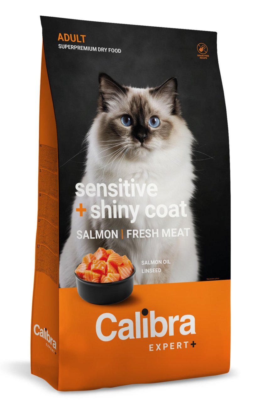Calibra Cat EXPERT+ Adult Sensitive & Shiny coat 400 g