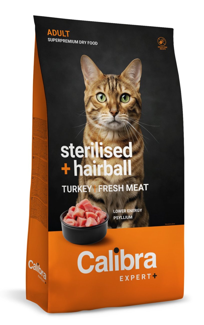 Calibra Cat EXPERT+ Adult Sterilised & Hairball 400 g
