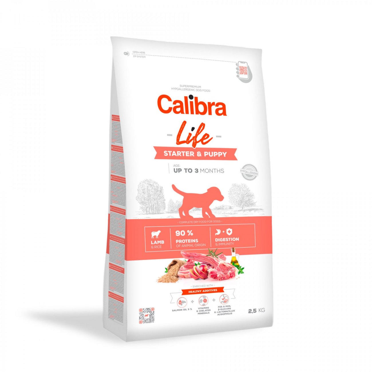 Calibra Dog Life Starter & Puppy Lamb  2,5kg